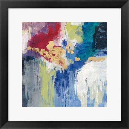 Framed Sparkle Abstract III Print