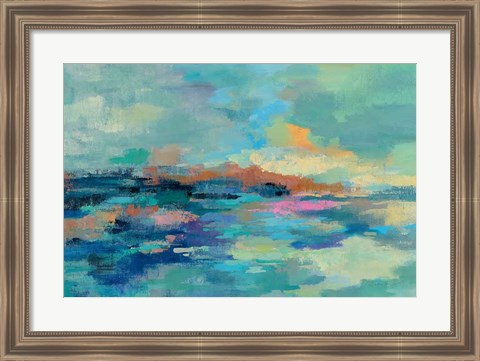 Framed Summer Seaside Print