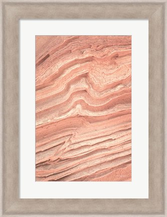 Framed Coyote Buttes IV Blush Orange Print