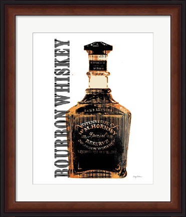 Framed Bourbon Whiskey Print