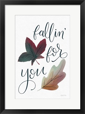 Framed Fallin For You Print