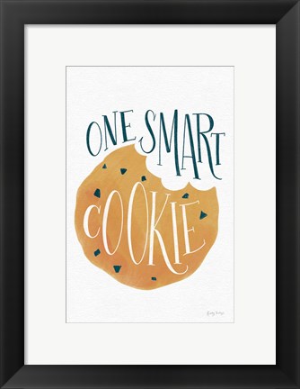 Framed One Smart Cookie Print