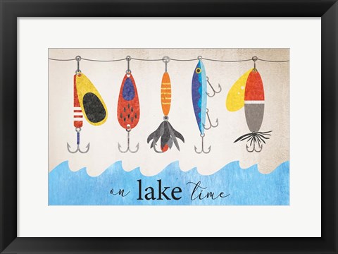 Framed Lake Time Print