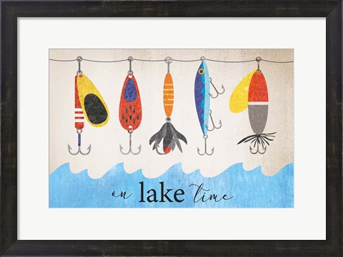 Framed Lake Time Print