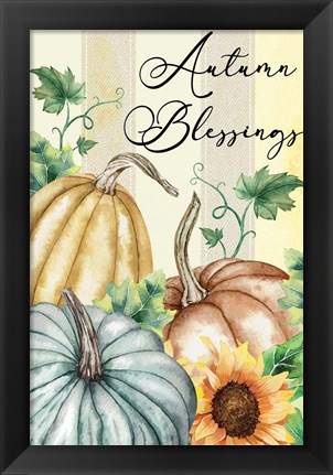 Framed Autumn Blessings Print