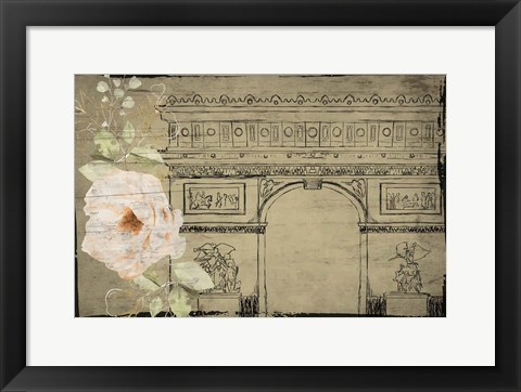 Framed Arc de Triomphe Print