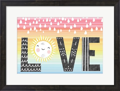 Framed Love Print