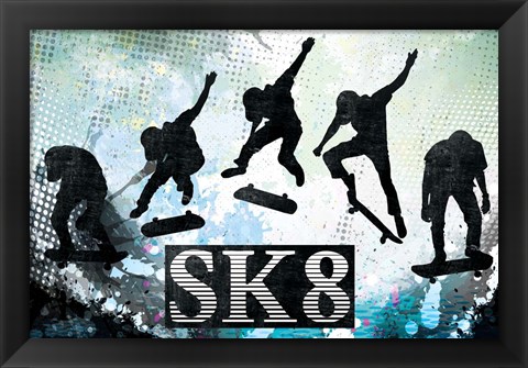 Framed Sk8 Print