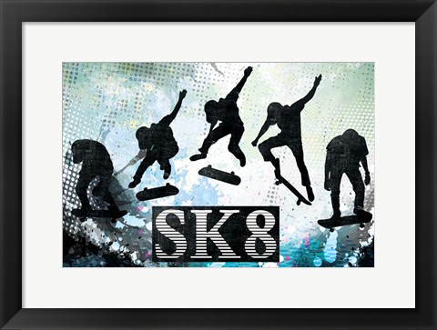 Framed Sk8 Print