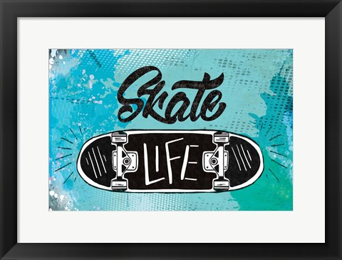 Framed Skate Life Print