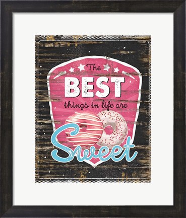 Framed Best Things in Life Print