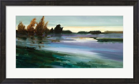 Framed River in View Print