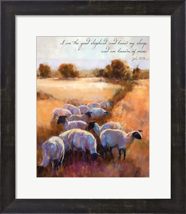 Framed Good Shepherd Print