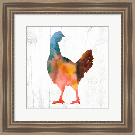 Framed Hen IV Print