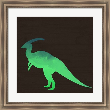 Framed Dino I Print