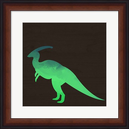 Framed Dino I Print