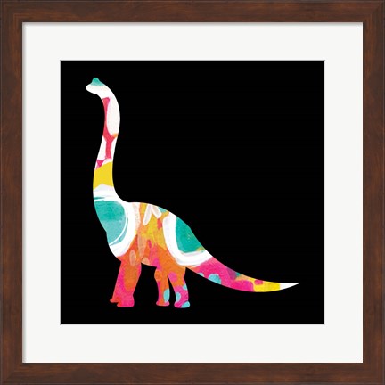 Framed Dino V Print