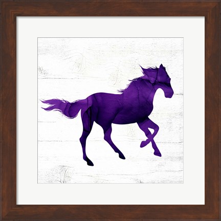 Framed Horse II Print