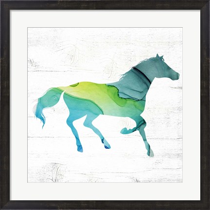 Framed Horse IV Print