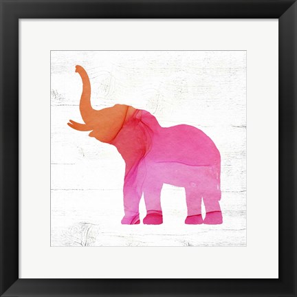 Framed Elephant Print