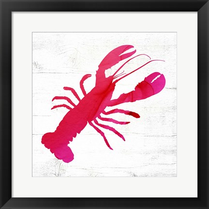 Framed Lobster Print