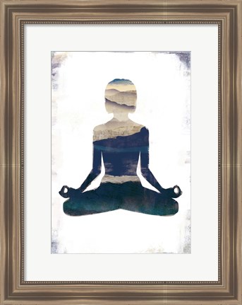 Framed Meditate Print