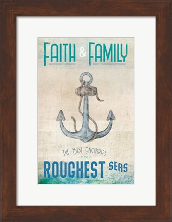 Framed Faith &amp; Family Print