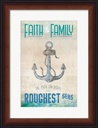 Framed Faith &amp; Family Print