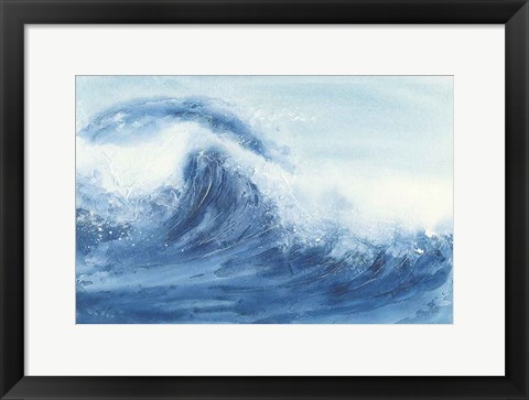 Framed Waves II Print