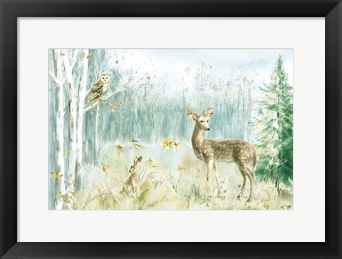 Framed Meadows Edge I Print