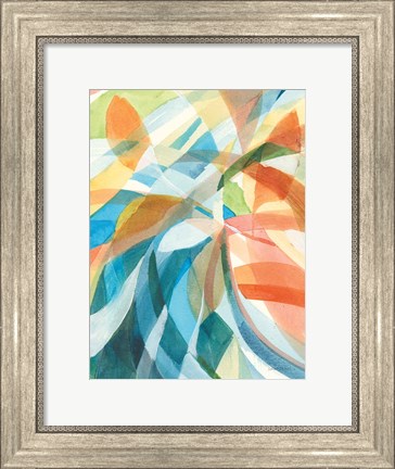 Framed Colorful Abstract I Print