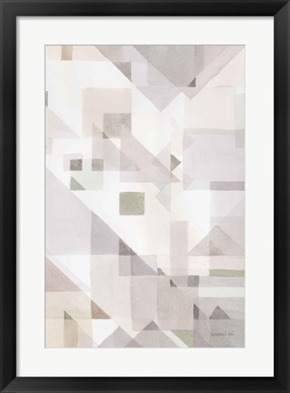 Framed Try Angles IV Neutral Sage Print