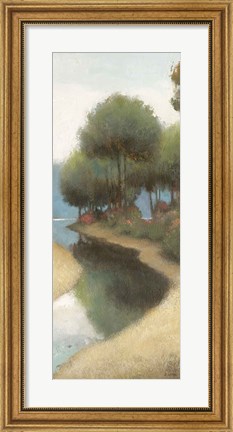 Framed By the Waterways I Crop II Print