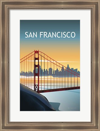 Framed San Francisco II Print