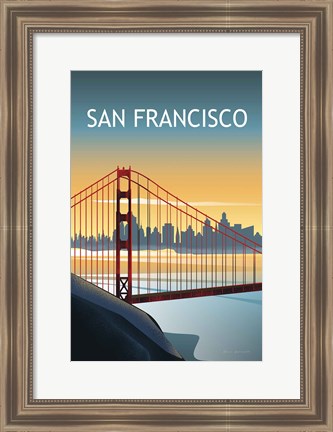 Framed San Francisco II Print