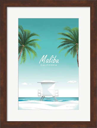 Framed Malibu Print