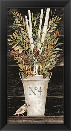 Framed Fall No. 4 Bouquet Print