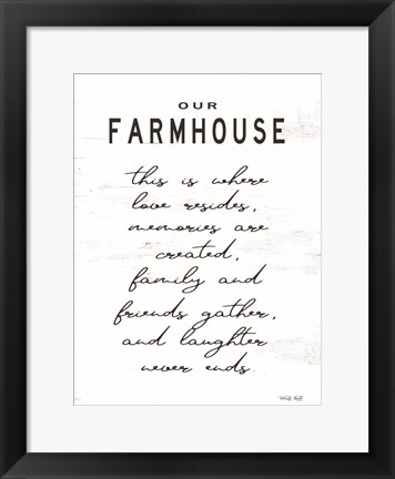 Framed Our Farmhouse Print