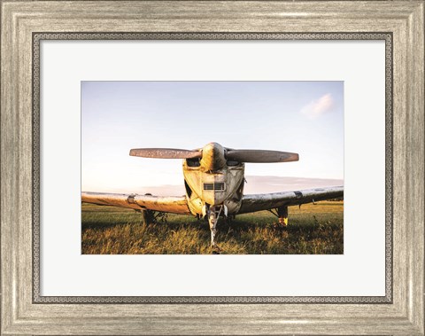 Framed Last Flight I  Hold Print