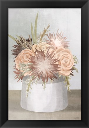 Framed Stoneware Posies II Print