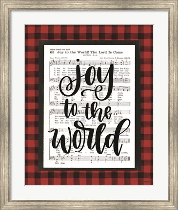 Framed Joy to the World Print