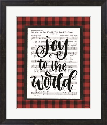 Framed Joy to the World Print