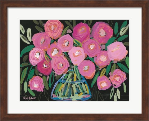 Framed Bloom Loudly Print