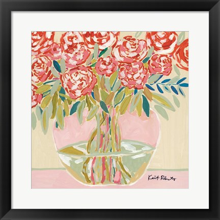 Framed Afternoon Blooms For You Print