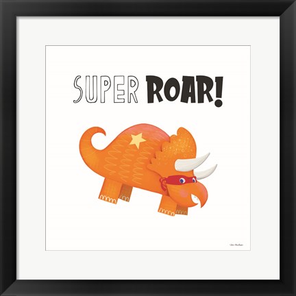 Framed Super Roar Print