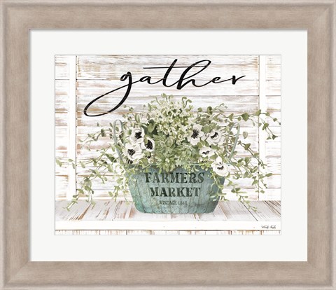 Framed Gather Print