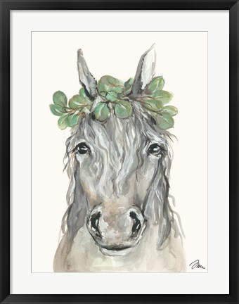 Framed Eucalyptus Horse Print