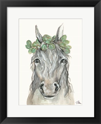 Framed Eucalyptus Horse Print