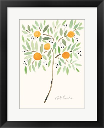 Framed Fruit at the Top of the Tree Print