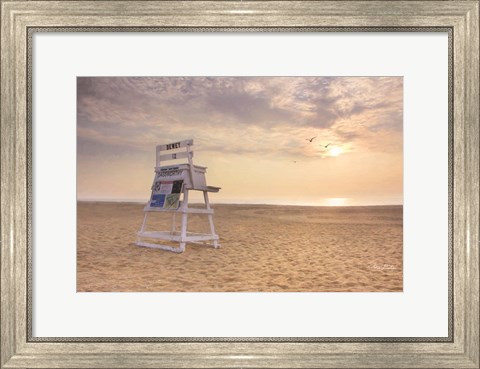 Framed Circles in the Sand Print